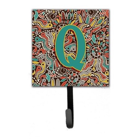 Jensendistributionservices Letter Q Retro Tribal Alphabet Initial Leash & Key Holder MI1658547